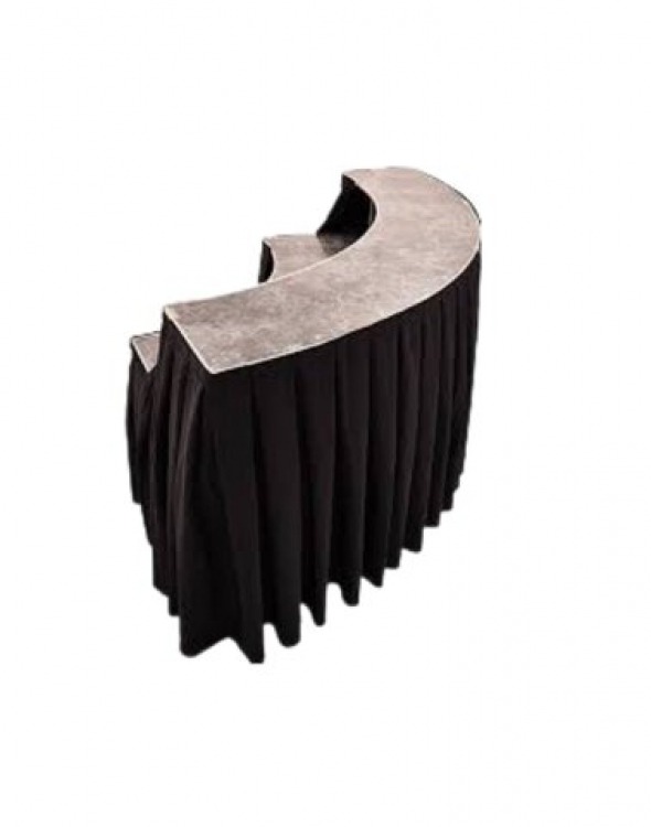 Bar Table with Black Linen
