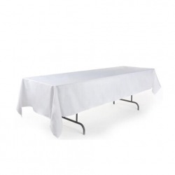 Long Table Cloth White 