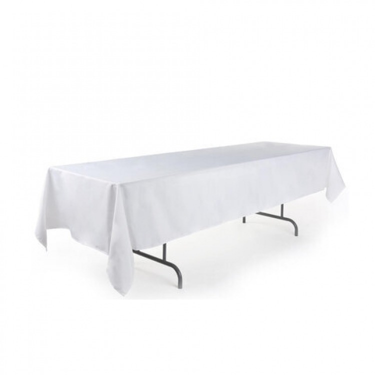 Long Table Cloth White 