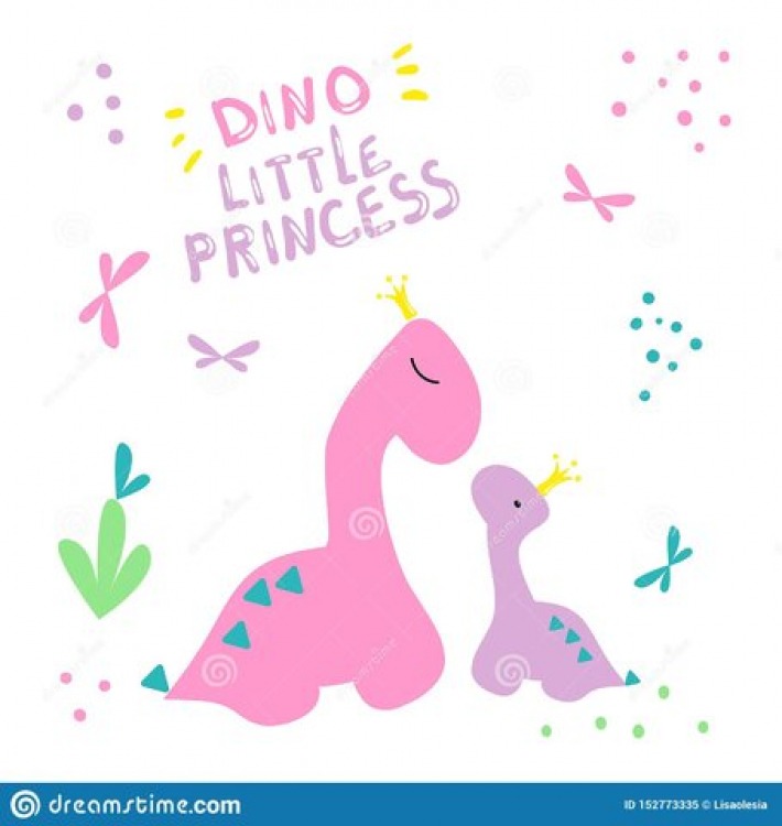 Dino Girl Digital Banner 