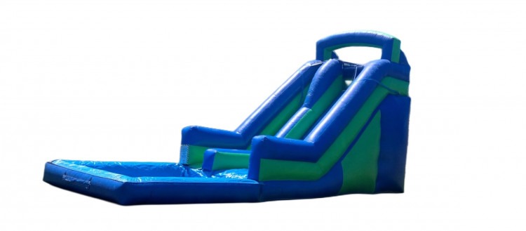 Blue and Green 16' Waterslide