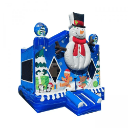 Snowman Holiday Bounce House