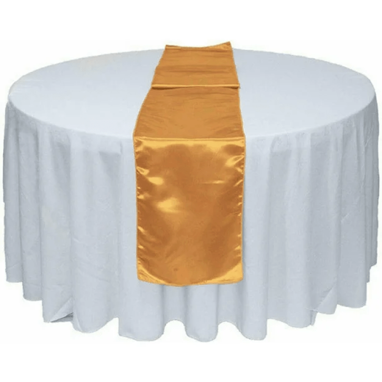 90' Round Table Cloth w/ Overlay (Diamond or Runner)