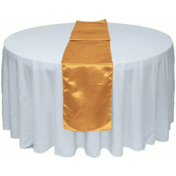 90' Round Table Cloth w/ Overlay (Diamond or Runner)