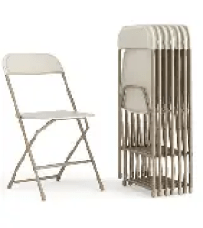 Folding Beige Chairs