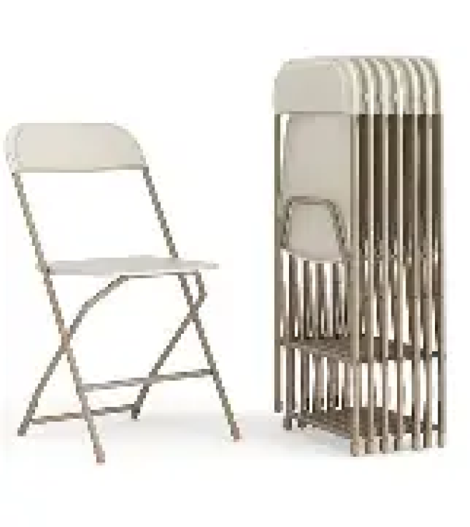 Folding Beige Chairs